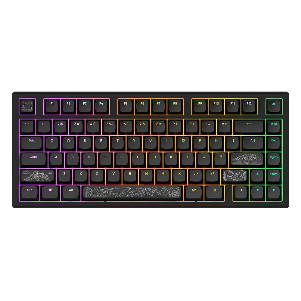 Dark Project ALU Terra Nostra R2 Black - Wired Gaming Keyboard (ANSI)