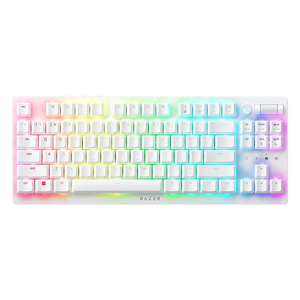 DeathStalker V2 Pro Tenkeyless - Wireless Linear Red Switch - White