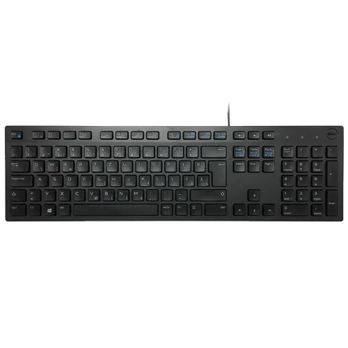 DELL Žična tastatura MULTIMEDIA KB216 (Crna)  USB Membranski tasteri SRB (YU)