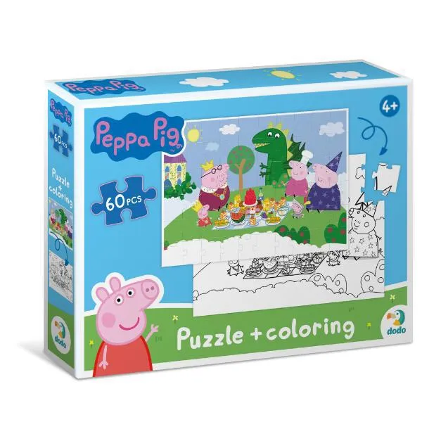 DODO PUZZLE 2U1 PEPPA PRASE PIKNIK 60 KOM