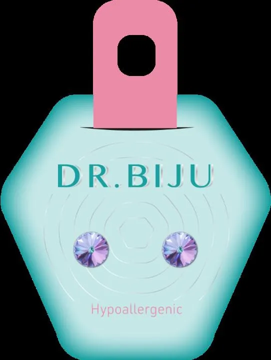 DR.BIJU MINĐUŠE 6.2MM LILA KRUG DRI62C003