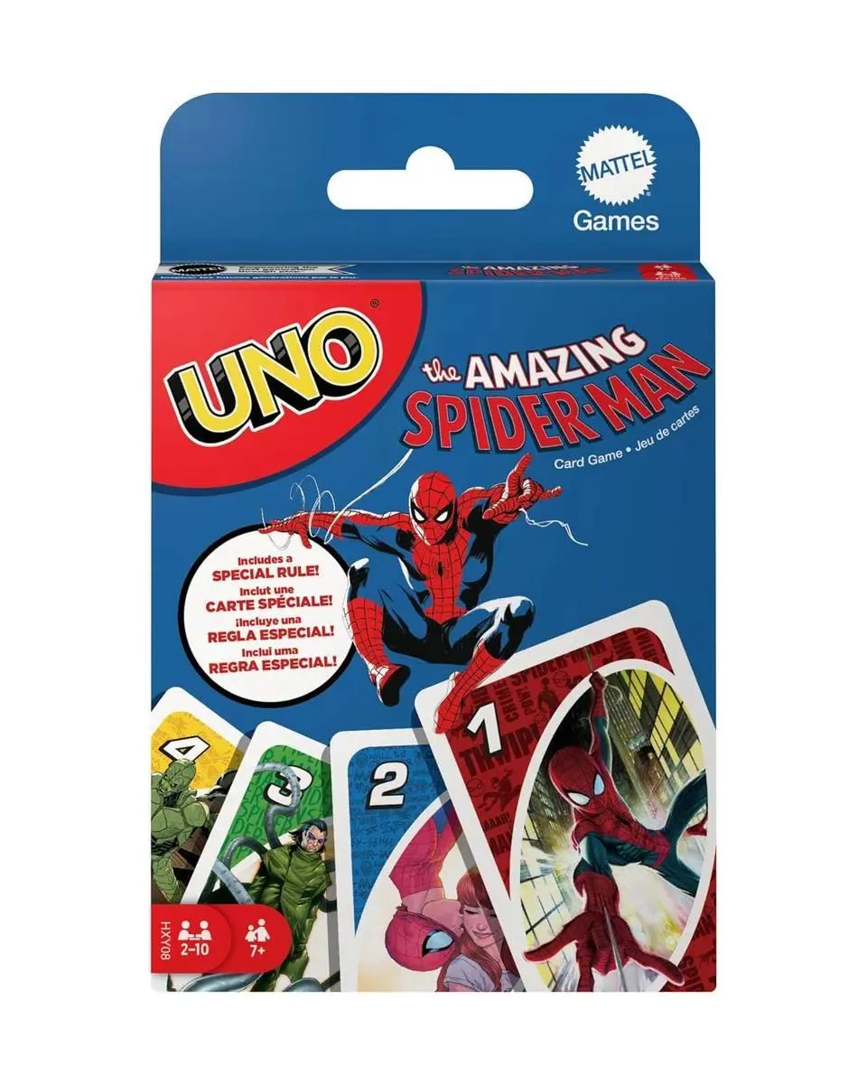 Društvena Igra Mattel Uno - The Amazing Spiderman - Card Game