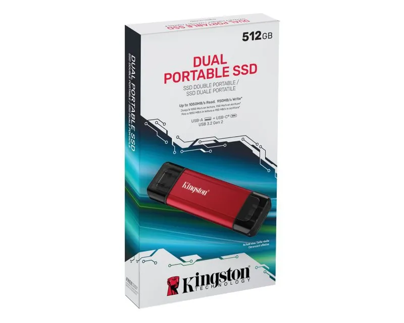 Dual Portable 512GB eksterni SSD SPSD/512GB