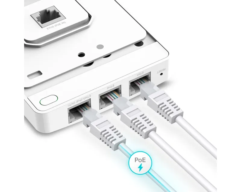 EAP615-Wall(EU) Wall Plate WiFi 6 Access Point