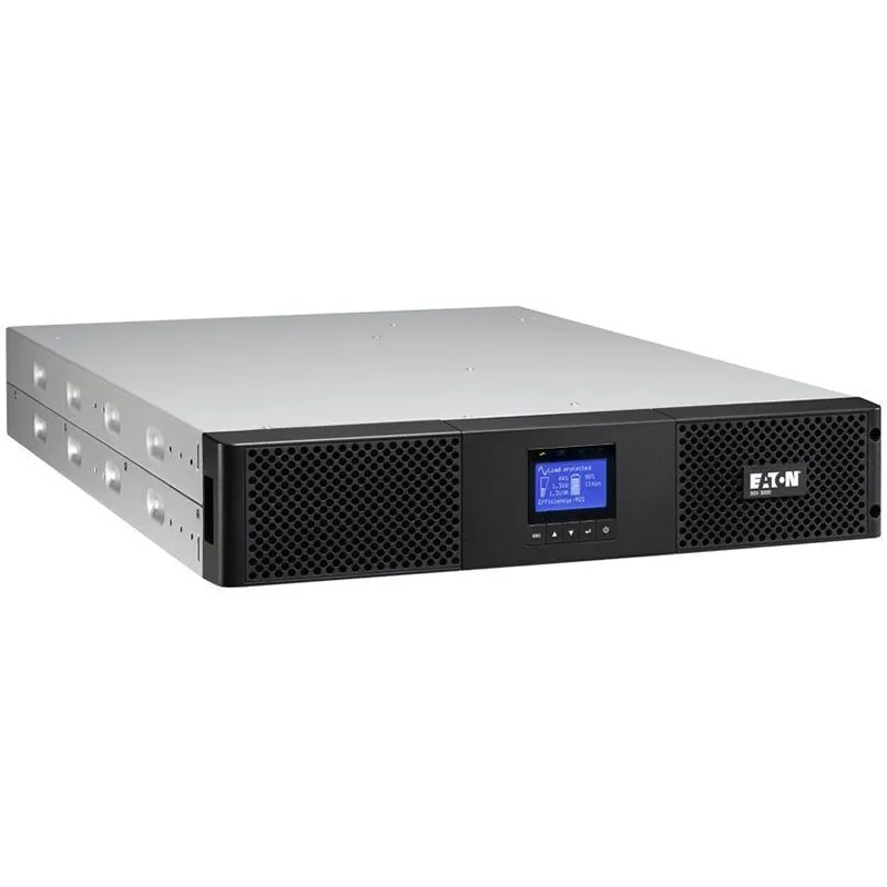 Eaton UPS 9SX 3000VA/2700W Rack 2U On-line double conv with PFC;;  LCD (8) IEC-320-C13 (1)IEC-320-C19 USB RS232 Online slot for Network card 2yr warranty