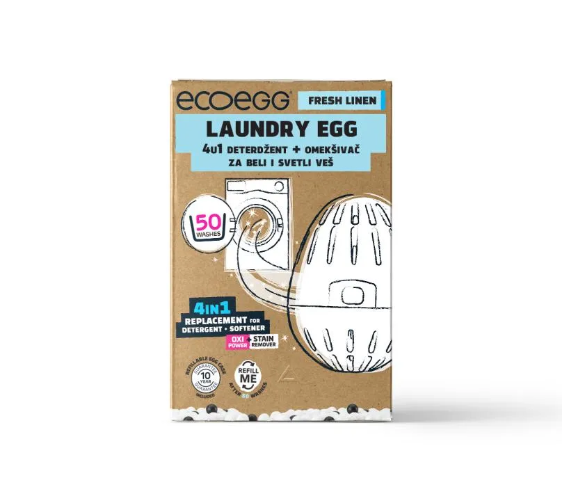 ECOEGG DETERDŽ.BELI/SVETLI VEŠ MIR.SVEŽ50 PRANJA