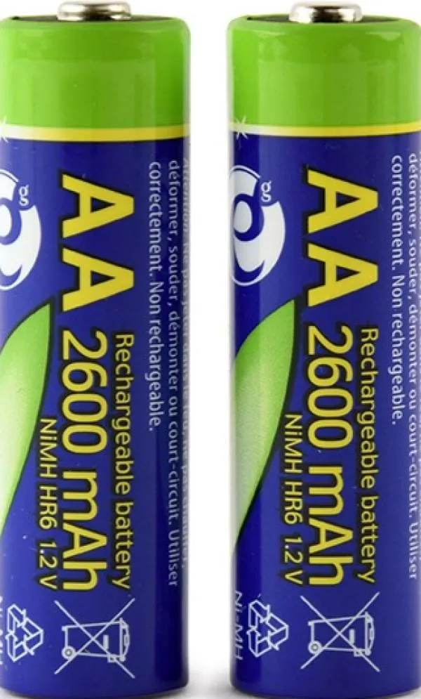 EG-BA-AA26-01 ENERGENIE 2600mAh AA PAK2 CK PUNJIVE NiMH baterije (rechargeable)