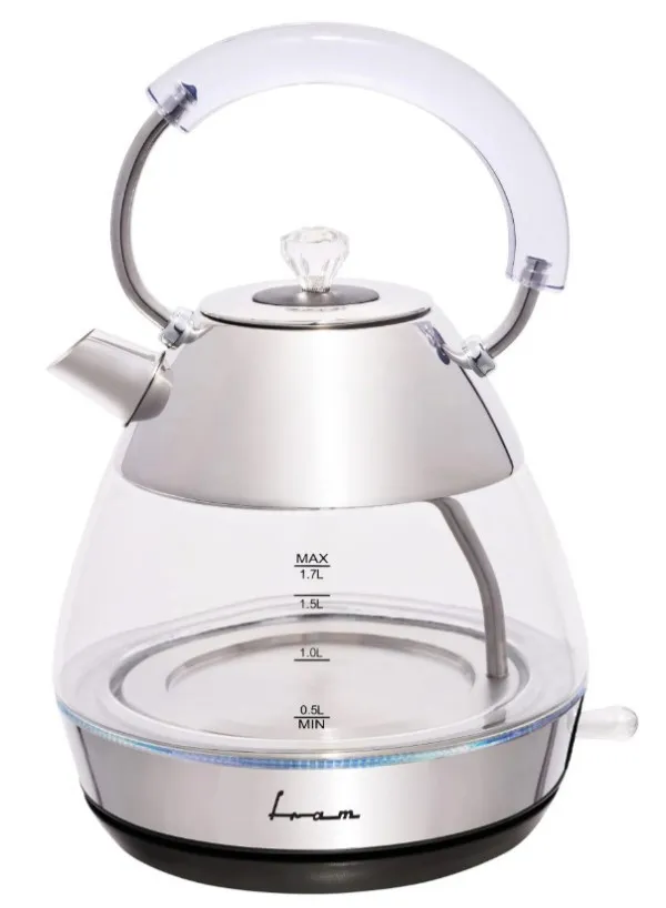 Električno kuvalo Fram FEK-2200GX 17l/2200W/staklo-inox