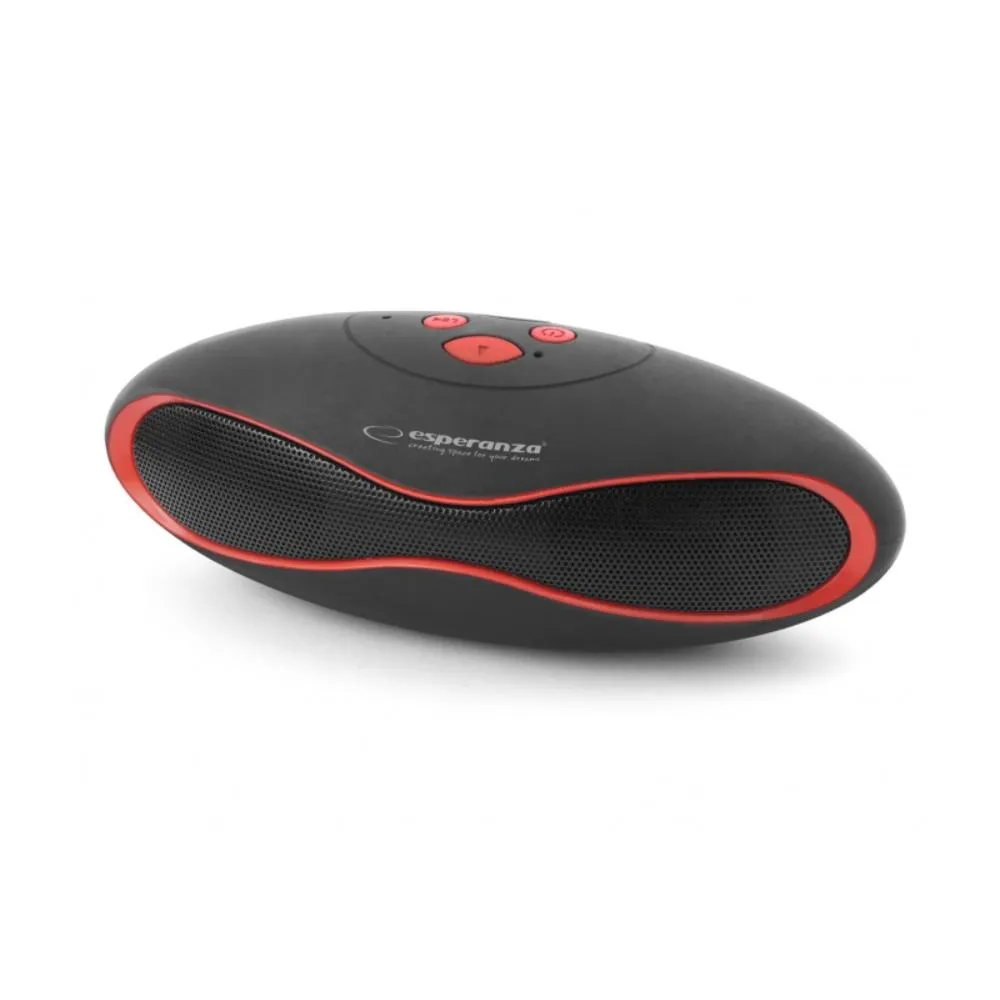 ESPERANZA EP117KR BEZICNI ZVUCNIK BLUETOOTH MIKRO SDMP3 PLAYR CRNO-CRVENI