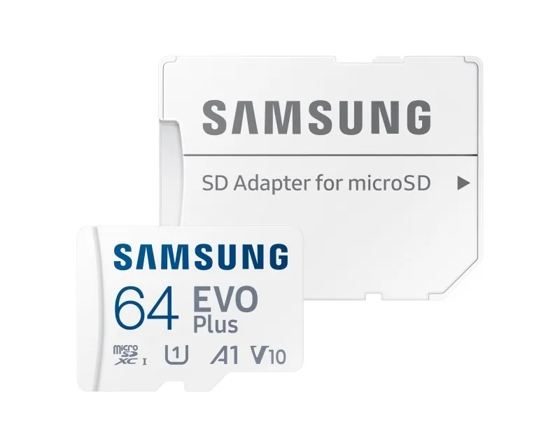 EVO PLUS MicroSD Card 64GB class 10 + Adapter MB-MC64KA