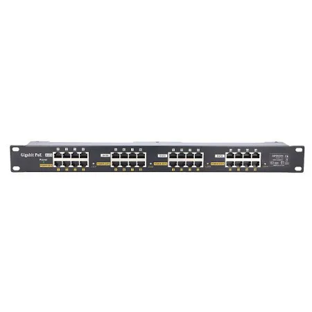 Extralink 16 port 10/100/1000 PoE injector 19' rack mount ( 1919 )