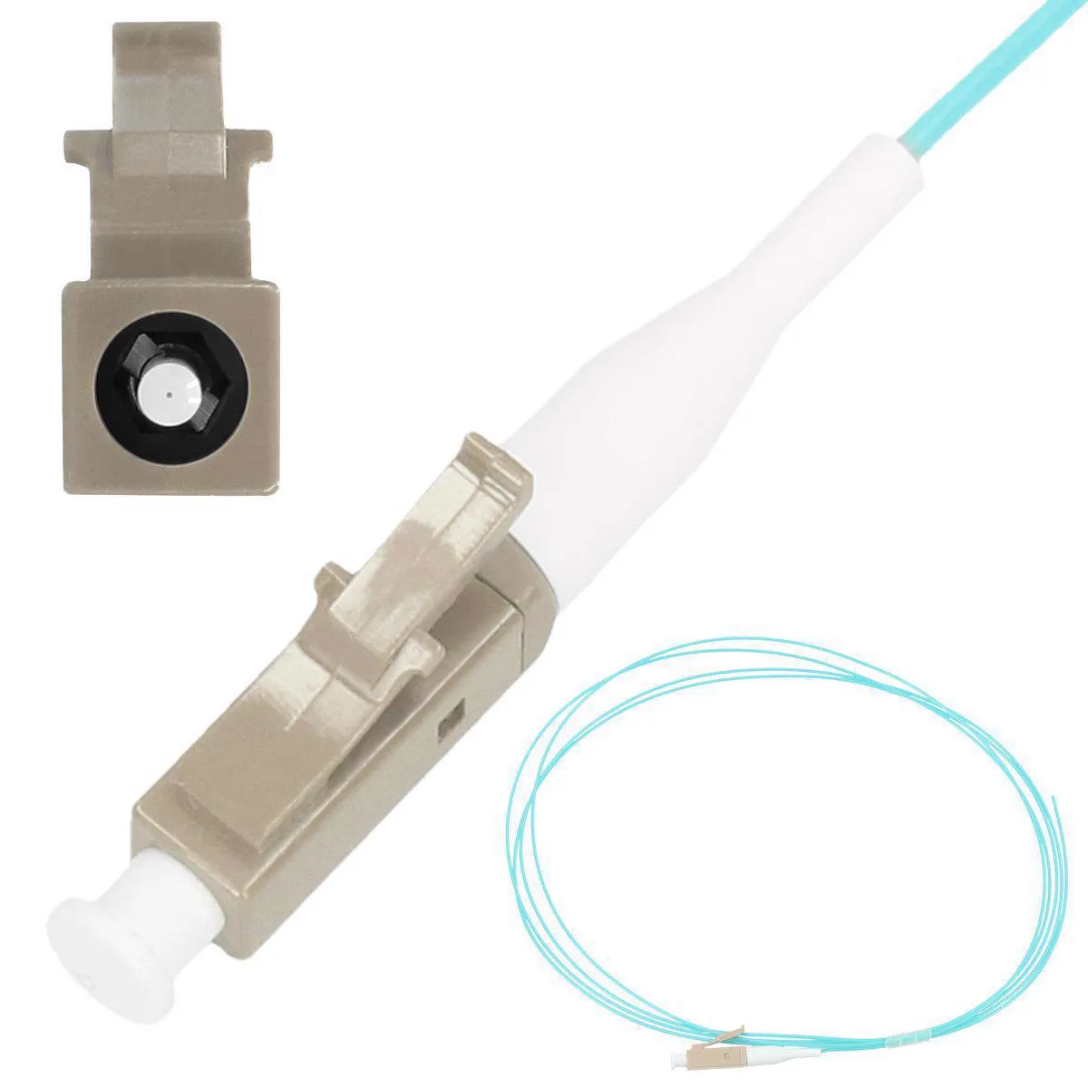 Extralink Pigtail LC/UPC MM OM3 50/125 2.0m  Easy Strip