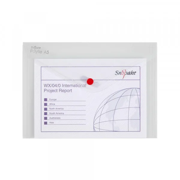 Fascikla pismo Snopake Polyfile A5 prozirna