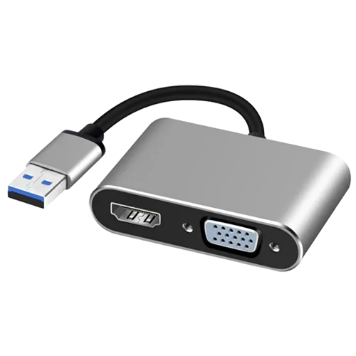 FAST ASIA Konverter USB 3.0 na HDMI+VGA