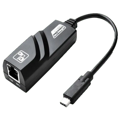 FAST ASIA mrežni adapter USB C 3.1 na RJ45 (Crni)  LAN 802.3 USB C 3.1/3.0 do 1000Mbps