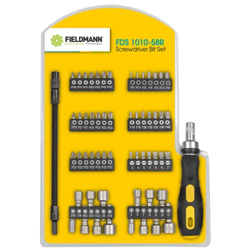 FIELDMANN Set bitova sa odvijačem FDS 1010-58R