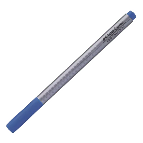 Flomaster FABER-CASTELL Liner Grip Finepen 151651 (Plavi)  Plava 0.4 mm Metalni vrh 10 kom