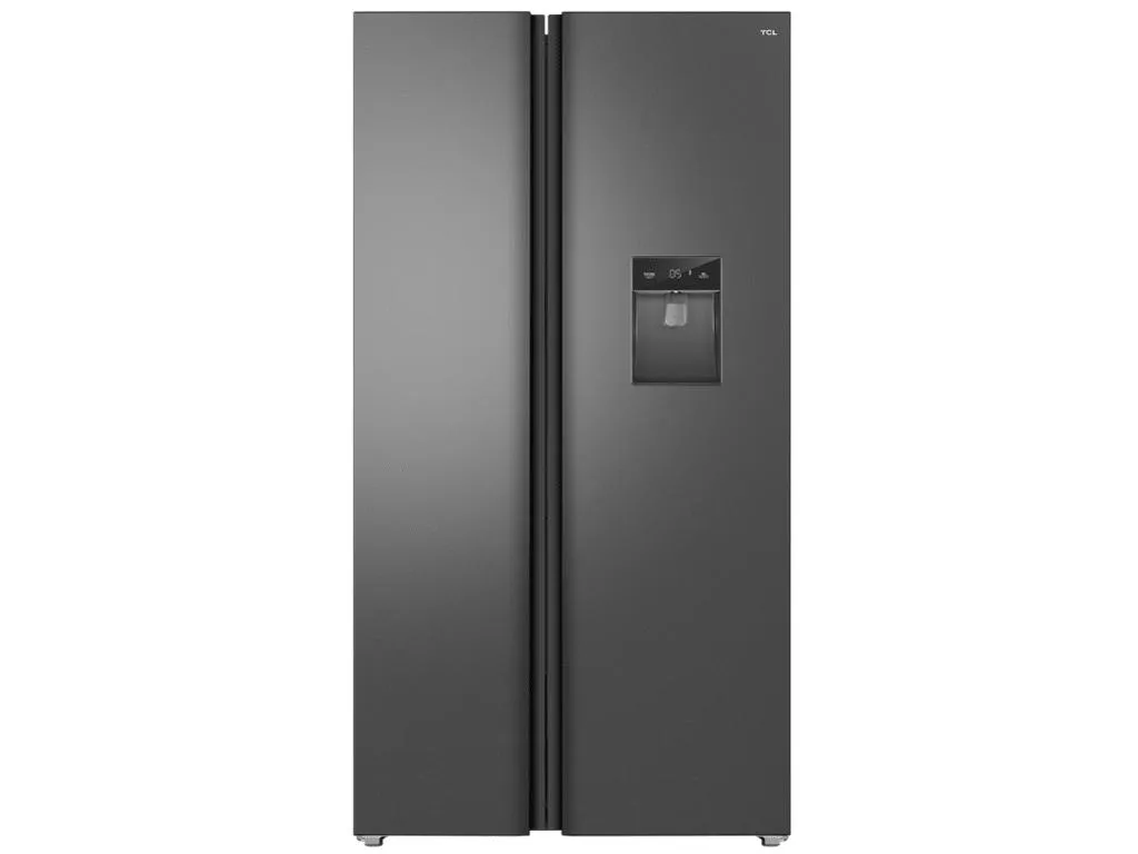 Frižider TCL RP631SSE1/samostojeci/kombinovani/SbS/Total No Frost/E/631L/1768x92x735cm/siva