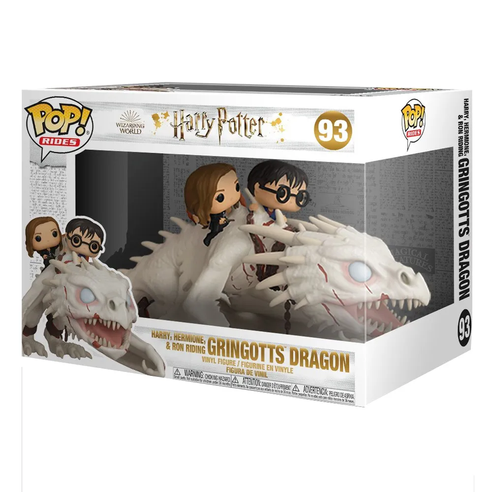 Funko POP! Rides: Harry Potter - Dragon W/Harry Ron & Hermione