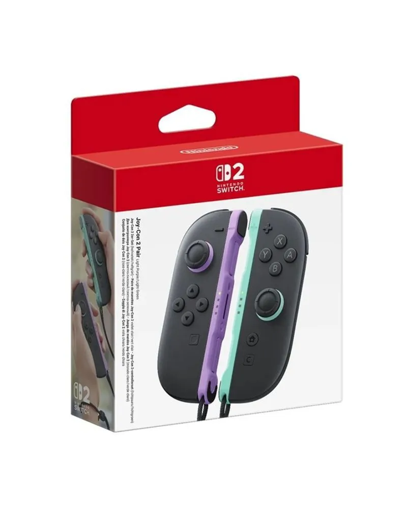 Gamepad Joy-con Pair Nintendo Switch 2 Light Purple And Light Green