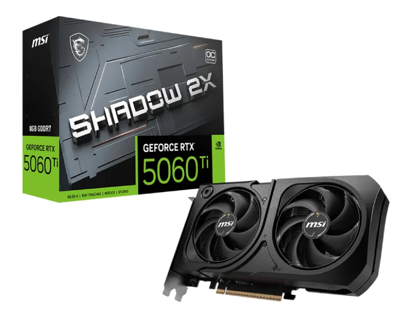 GeForce RTX 5060 TI 8G 128bit RTX 5060 Ti 8G SHADOW 2X OC PLUS grafička karta