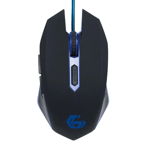 GEMBIRD Gejmerski miš MUSG-001-B (Crna/Plava)  USB Optički 2400 DPI