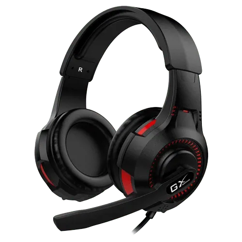 GENIUS gejmerske slušalice HS-G600V (Crne)  3.5mm (četvoropolni) + adapter 2 x 3.5mm Stereo 20Hz - 20kHz 115dB