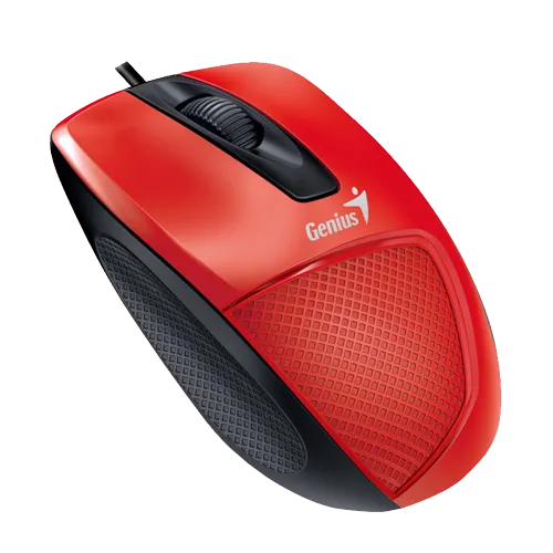 GENIUS žični miš DX-150X (Crveni) - 31010231101  Optički 1000dpi Simetričan (pogodan za obe ruke) Crvena