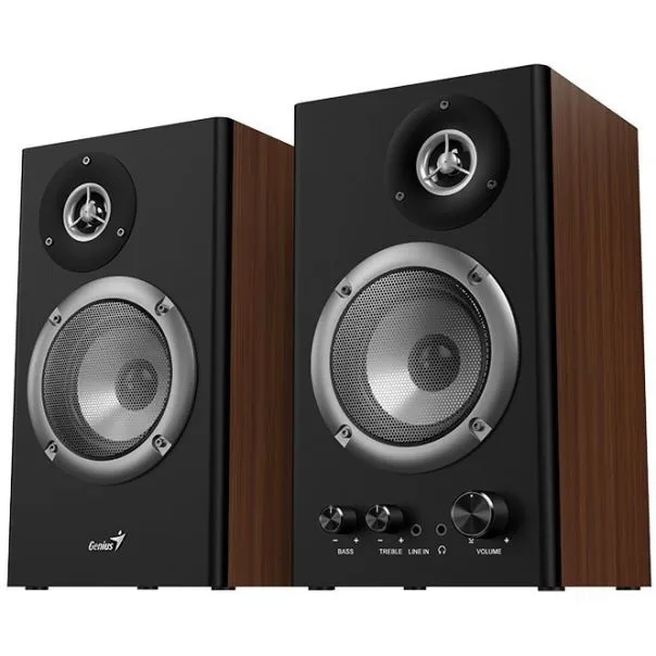 GENIUS SP-HF1200BEU100-240V 2.0wood36W 3.5mm