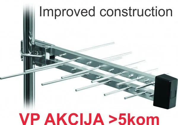 GMB-20E **Gembird Antena Loga UHF sa RF-Konektorom 20elemenata duz.39cm dobit 6dB aluminium(509)