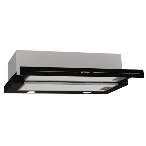 GORENJE Aspirator BHP62CLB  Teleskopski (na izvlačenje) Ugradni Mehaničko (Dugmad) 60 cm