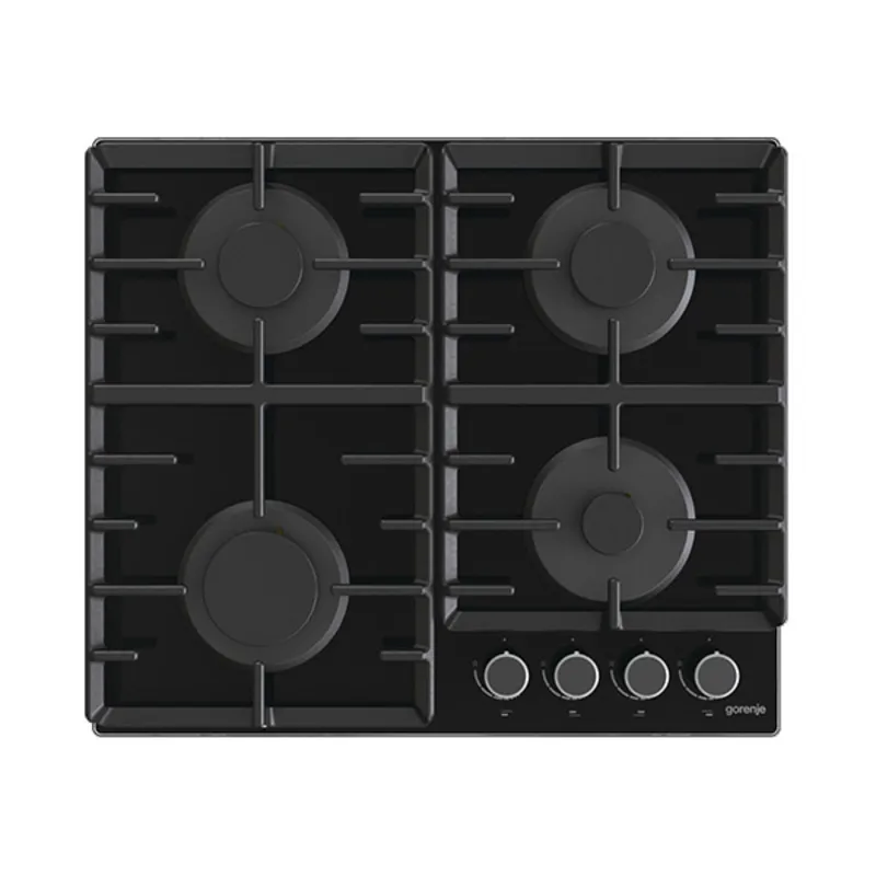 GORENJE Ugradna ploča GT 642 AB  Plinska Crna Rotirajući taster