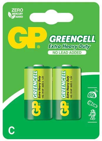 GP baterije R14-U2 C Zinc Carbon