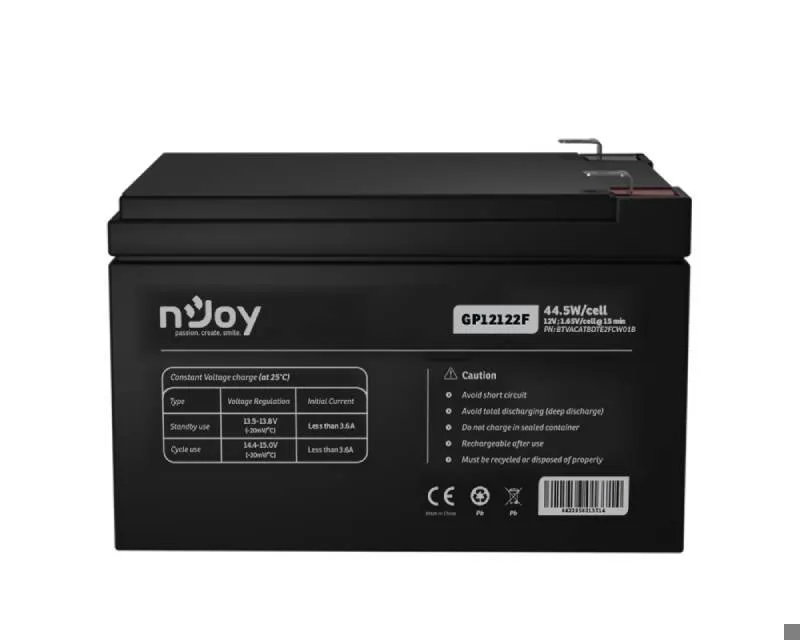 GP12122F baterija za UPS 12V 12Ah (BTVACATBDTE2FCW01B)