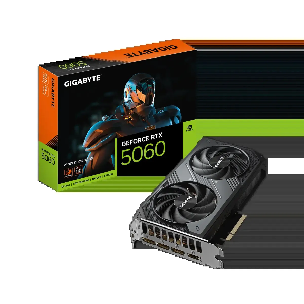 Grafička karta Gigabyte GeForce RTX 5060 Windforce OC GV-N5060WF2OC-8GD 8GB GDDR7