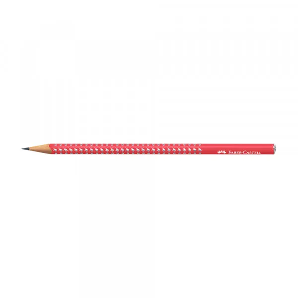 Grafitna olovka Faber Castel GRIP HB Sparkle candy cane red 118240