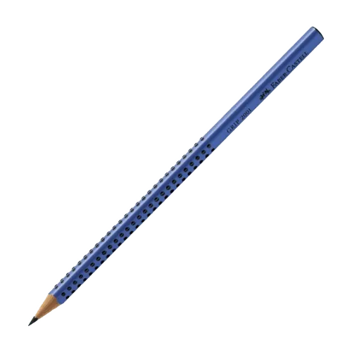 Grafitna olovka FABER-CASTELL Grafitna olovka Grip 2001 517514 (Plava)  Bez gumice B Plava 12
