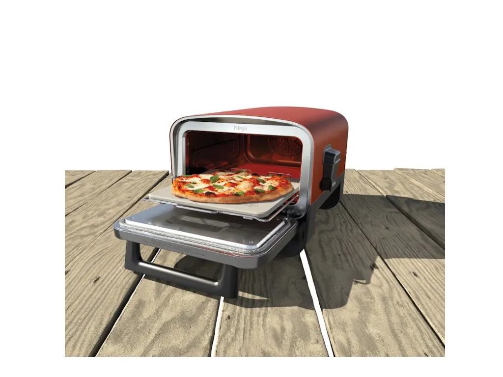 Gril NINJA OO101EU Woodfire 8u1 /pica pec/ 2400W/ crvena