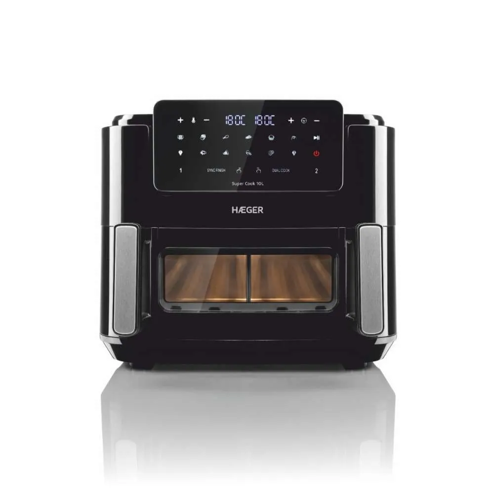 HAEGER AF-D10.010A FRITEZA NA TOPAO VAZDUH  DIGITALNA 10L CRNA