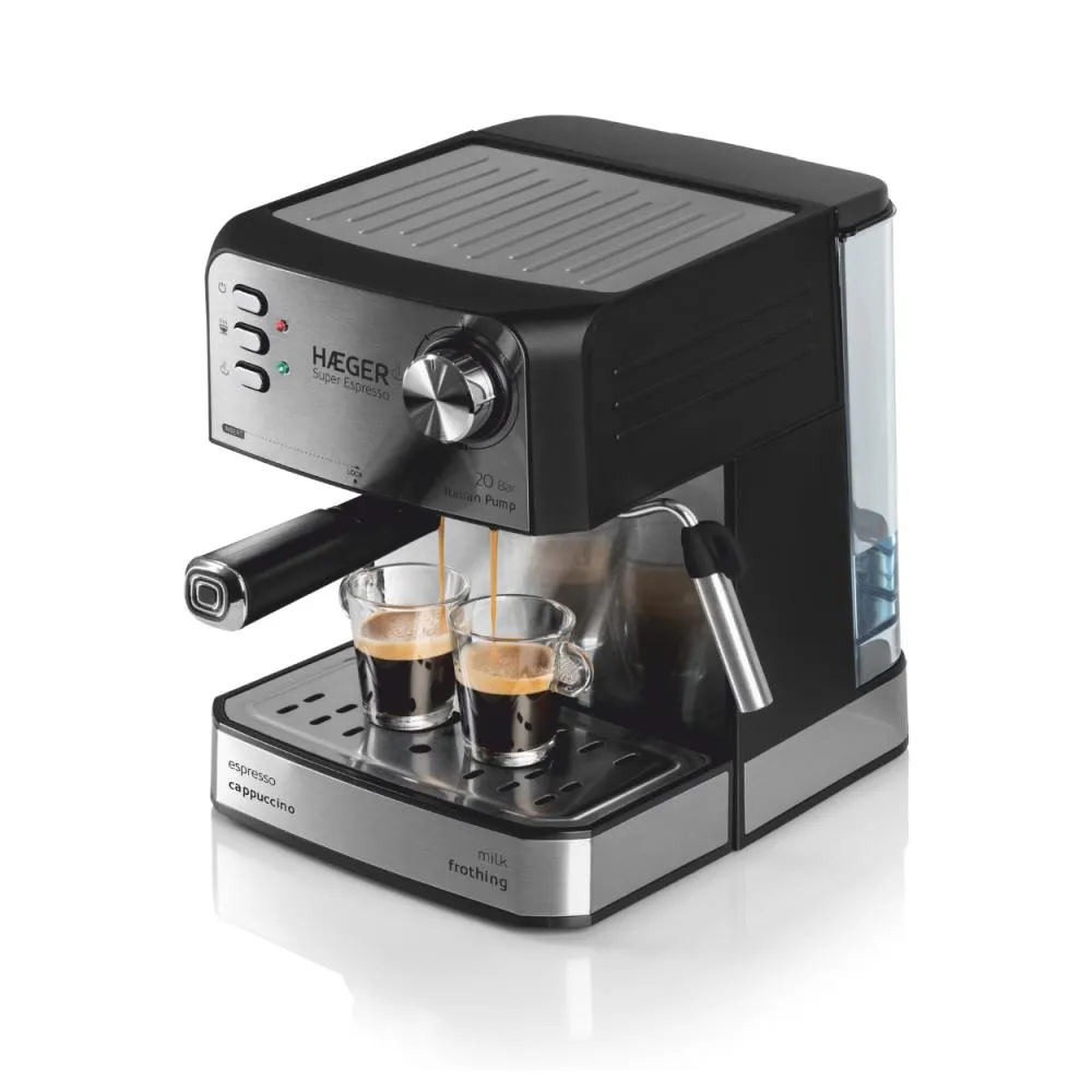 HAEGER CM-85B.011A APARAT ZA ESPRESSO KAFU 20 BARA INOX