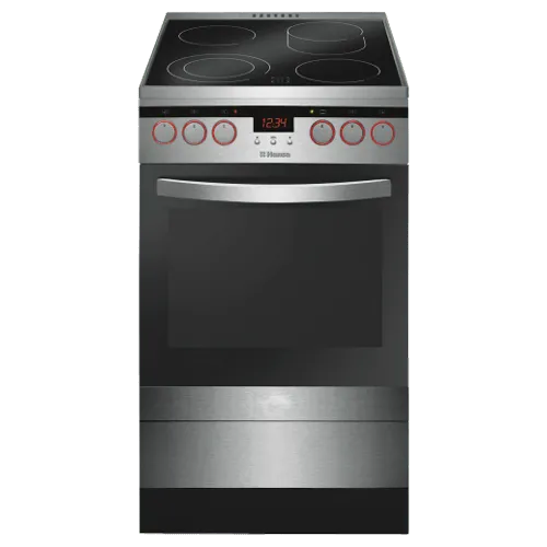 HANSA Elektronski šporet FCCX59226  Inox A Staklokeramička 65 l