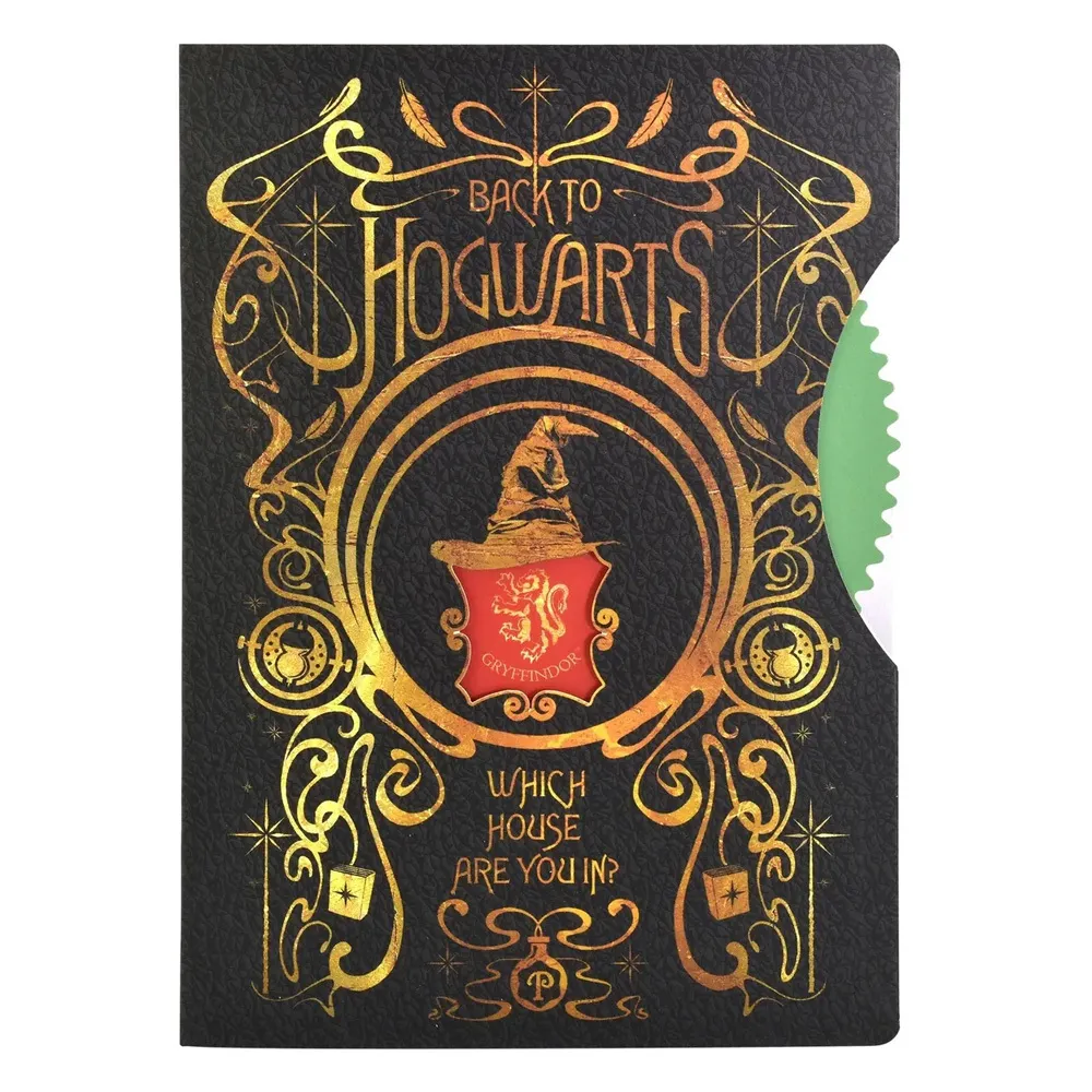 Harry Potter Spinner Notebook - Colourful Crest
