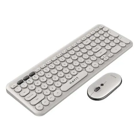 Havit bežični kombo ( miš + tastatura ) KB254GCM svetlo siva