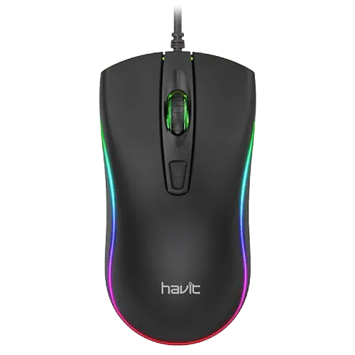HAVIT Gejmerski miš HV-MS72 (Crni)  USB Optički 1200 DPI