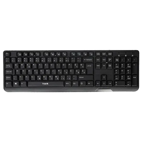 HAVIT žična tastatura HV 378KB CR  104 tastera Do 10 miliona pritisaka