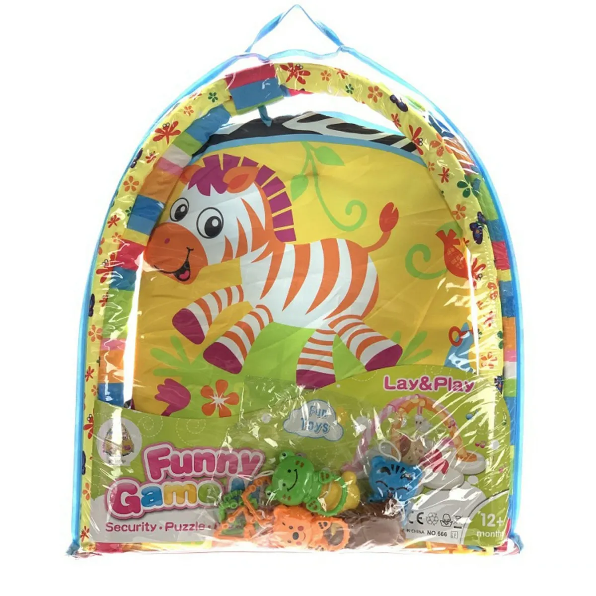 HK MINI IGRAČKA GIMNASTIKA ZA BEBE ZEBRICA