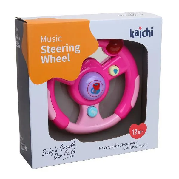 HK MINI IGRAČKA MUZIČKI VOLAN ROZE
