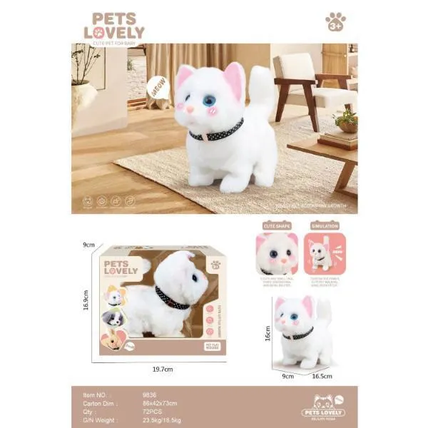 HK MINI PLIŠANA IGRAČKA LJUBIMAC MACA