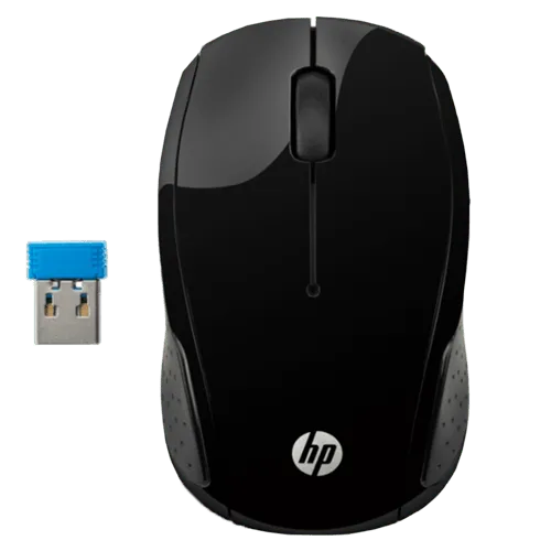 HP Bežični miš 220 (Crni) 3FV66AA  USB nano prijemnik Optički 1000 DPI Alkalna baterija