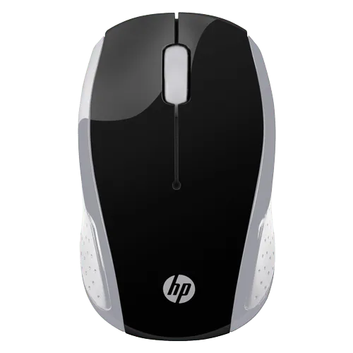 HP Bežični miš WIRELESS MOUSE 200 (Crni/Srebrna) 2HU84AA  USB nano prijemnik Optički Alkalna baterija